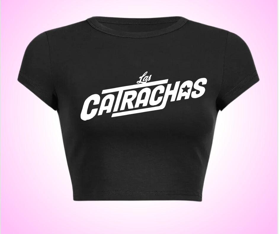 Las Catrachas Crop Top -Negro image 0